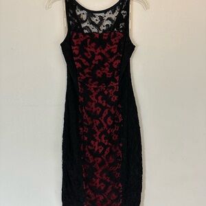 Karen Millen Cocktail Dress with Lace Overlay